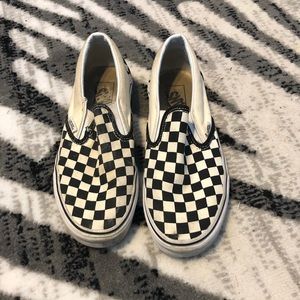 Vans checkered shoe